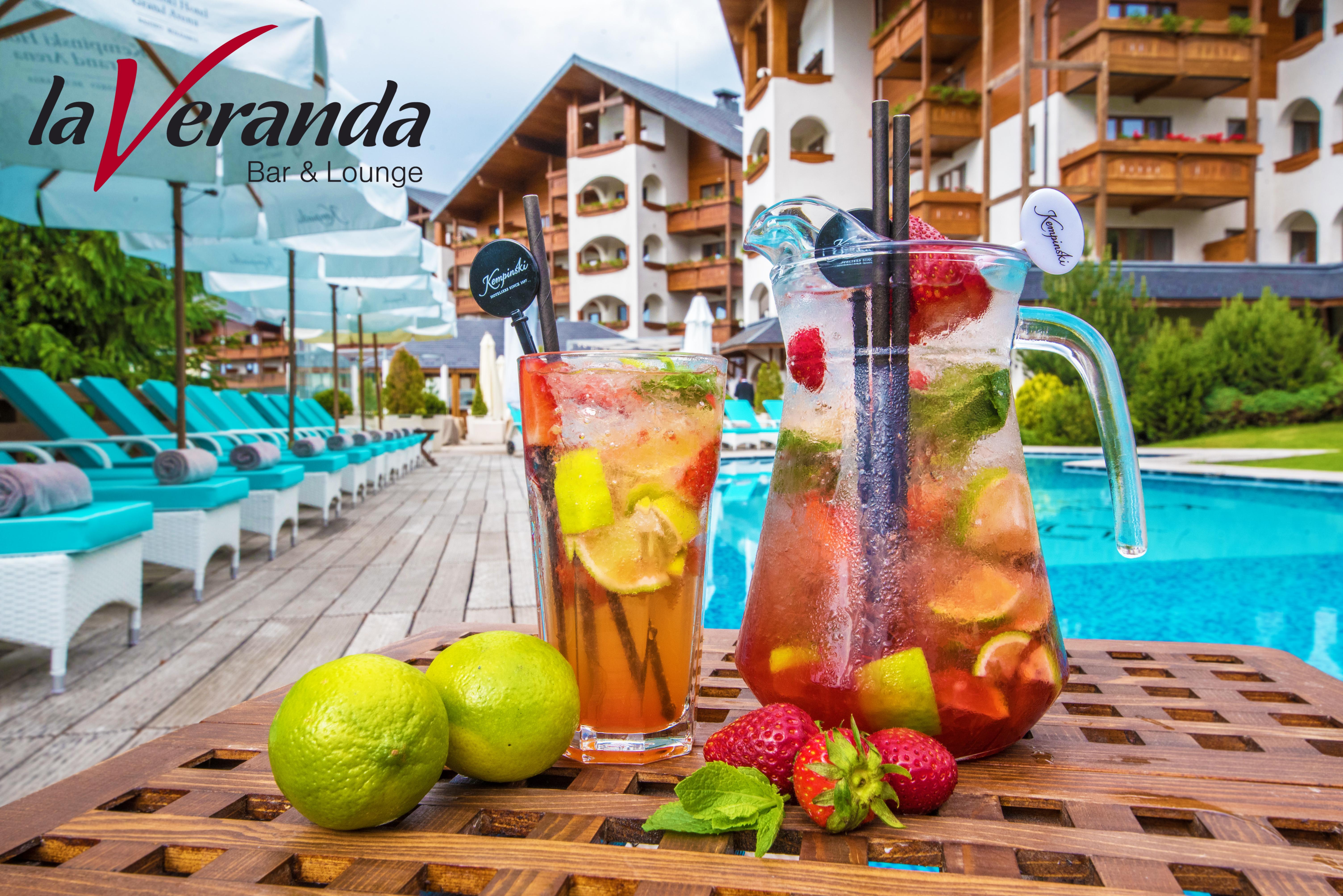 Kempinski Hotel Grand Arena Banszko Kültér fotó Veranda